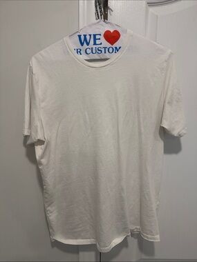 White Crew Neck Men’s T-Shirt from Milan